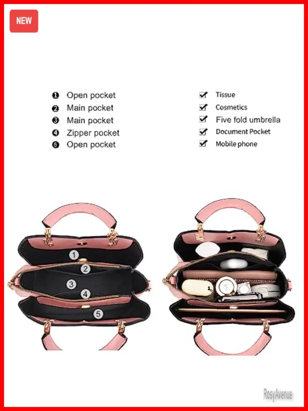 Small Faux Leather Crossbody Bag with Metal Pendant Lightweight Shoulder Satchel